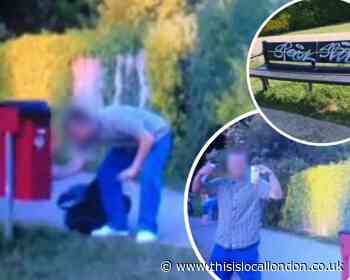 Man caught 'spraying graffiti' in Sutton park