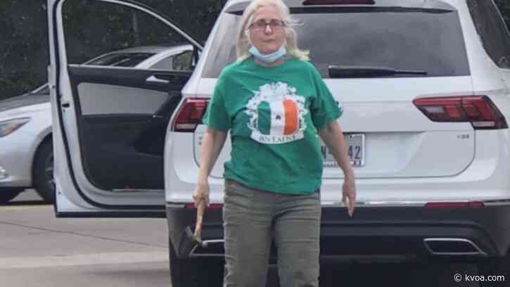 Hammer-wielding woman arrested after racist tirade, couple says