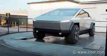 Watch Elon Musk and Jay Leno drive the Cybertruck through a Boring Company tunnel     - Roadshow