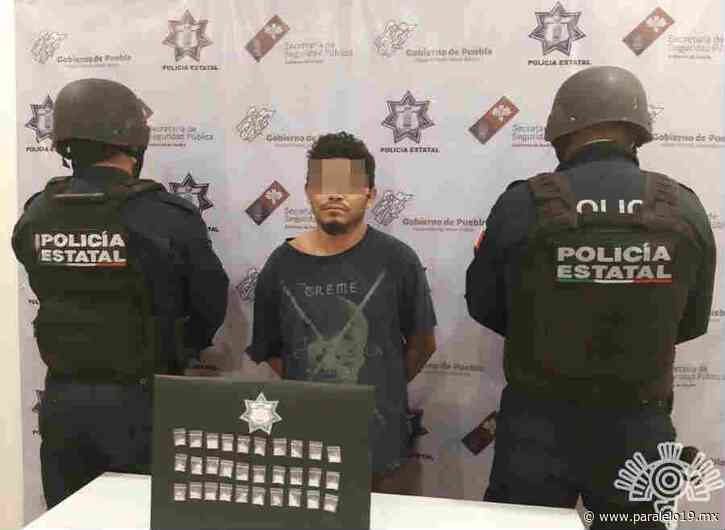 Capturan a El Rubio con droga cristal en Zinacatepec Puebla May 27 , 2020 - Paralelo 19