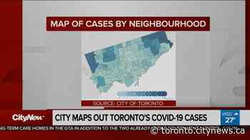 Toronto releases data on areas hit hardest by COVID-19 - CityNews