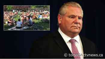 Ontario premier tells 'reckless' people who packed Toronto park to get tested for COVID-19 - CTV News