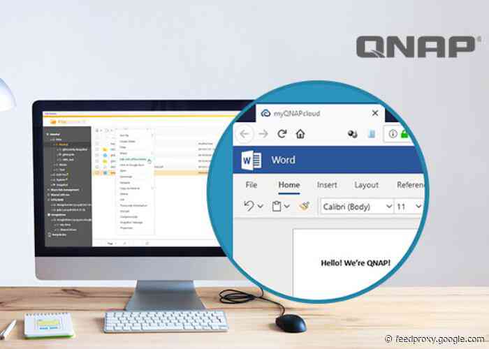 QNAP NAS OS now includes Microsoft Office Online support for document editing and more