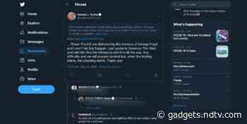 ‘Glorifying Violence’: Twitter Adds Unprecedented Warning to Trump Tweet