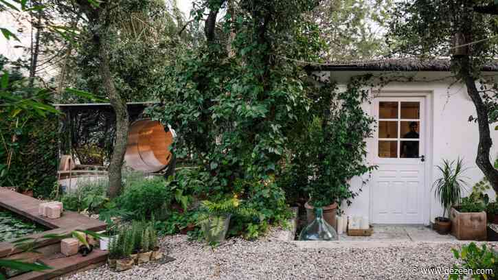 La Madriguera is a mirrored extension for a hidden house in Madrid