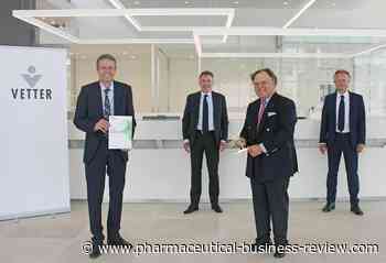 Vetter wins Axia Best Managed Companies Award - Pharmaceutical Business Review