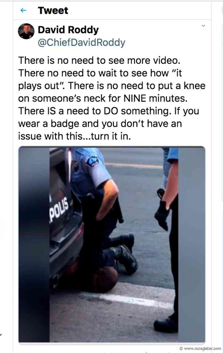 Police across U.S. speak out against Minneapolis custody death