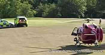 Midlands Air ambulance lands on golf course as golfer collapses