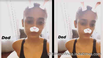 Ileana D'Cruz looks like a cute bunny with this new fun filter on Instagram, see pic