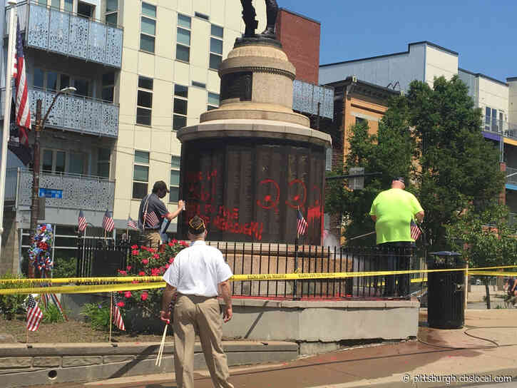 FBI Offering $2,500 Reward In ‘Doughboy’ Statue Vandalism Case