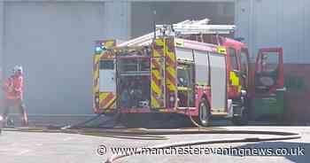 Blaze at waste management company causes clouds of smoke in Bolton - Manchester Evening News