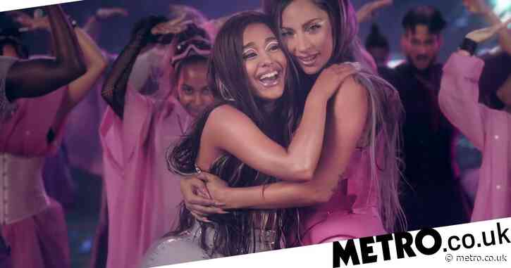 Lady Gaga and Ariana Grande break chart record as Rain On Me hits number one and we couldn’t be happier