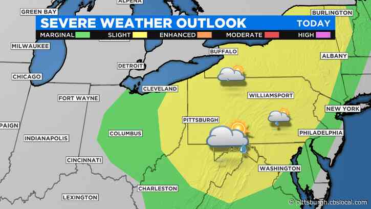 Pittsburgh Weather: Cold Front Pushing In Could Stir Up Thunderstorms