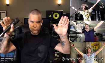 Robbie Williams REUNITES with Take That for virtual gig