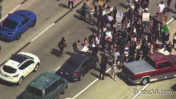 WATCH LIVE: George Floyd protesters clash with San Jose police after shutting down Highway 101