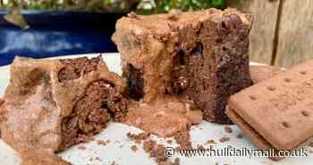 You can make chocolate cake with just bourbon biscuits and an egg