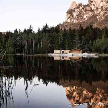 Network of Architecture creates lakeside swimming hut in South Tyrol - Dezeen