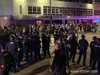 Tear gas deployed amid clashes between police, crowds during protests over George Floyd’s death
