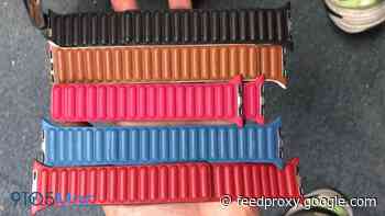 [Update: New pictures and video] Leaked images may show redesigned Leather Loop for Apple Watch