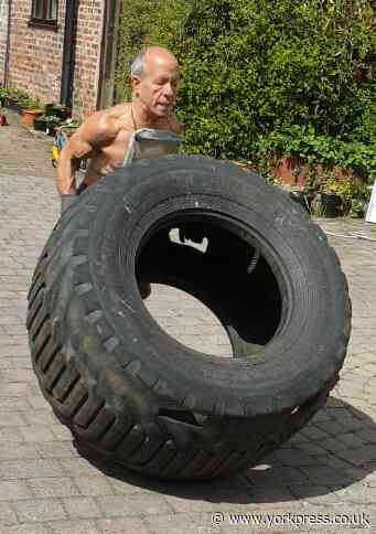 York man in 5km tyre flipping challenge for food bank