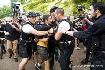 White House placed on lockdown during protesting