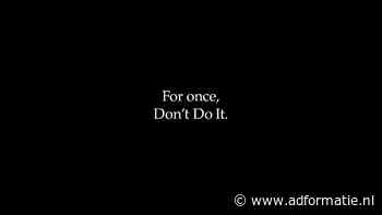Nike maakt statement tegen racisme: 'For once, don't do it'