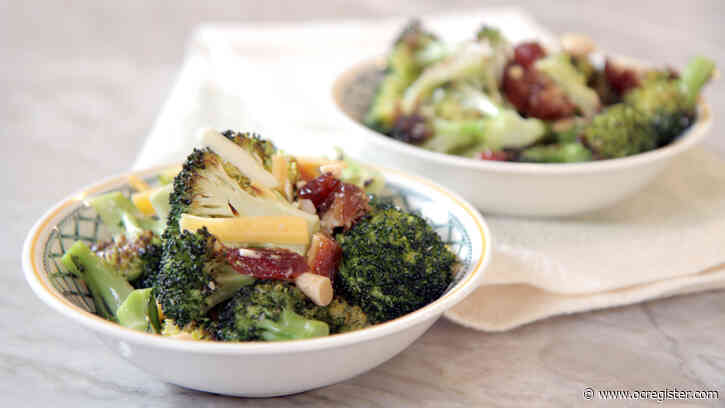 Recipe: Roasted broccoli, Marcona almonds, dates and cheese team up for a tasty dish