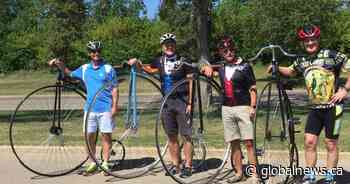 Unique, 1800s bike turning heads and wheels in Edmonton - Globalnews.ca