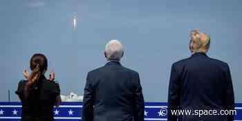 Watch live now! Trump, Pence talk SpaceX Demo-2 launch success