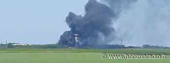 Impressionnant incendie sur la zone Artoipole près d'Arras ce mercredi - Horizon radio - Horizon Radio