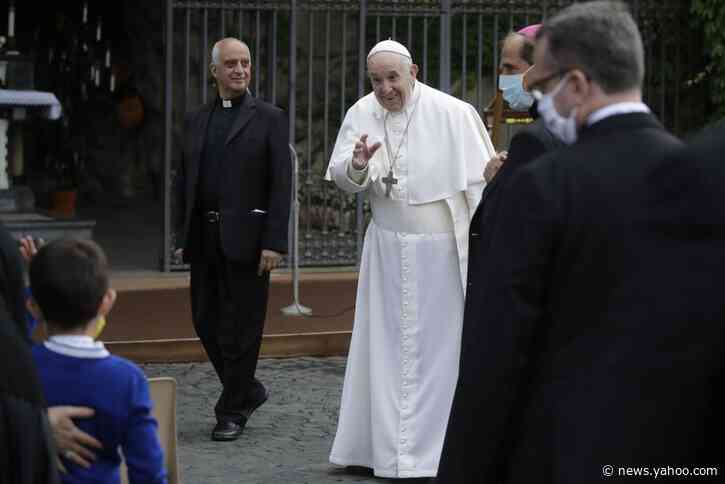Pope presides over virus prayer in hint normalcy returning