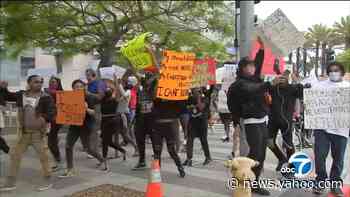 Protests continue in Los Angeles over George Floyd death