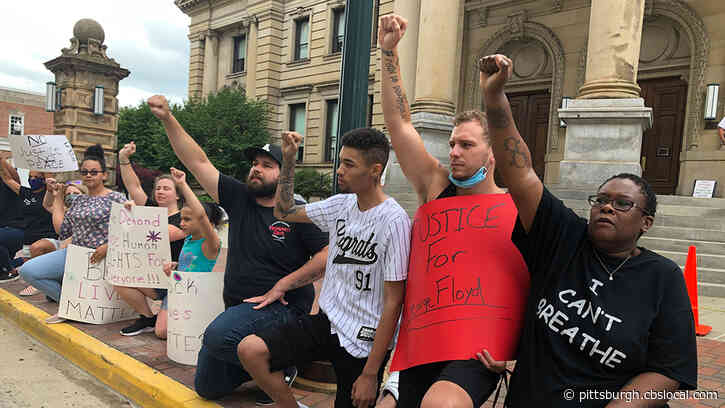 Protesters Gather At Washington County Courthouse