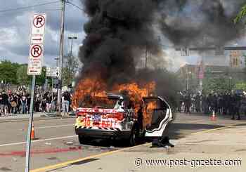 Pittsburgh under curfew after police vehicles set ablaze during protests; 44 arrested