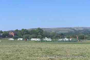 Clash as travellers set up camp on Hulton Lane Playing Fields