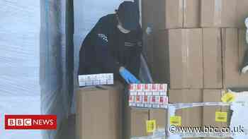 Three arrests after eight million cigarettes seized