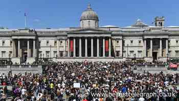 Hundreds join London protest against George Floyd death