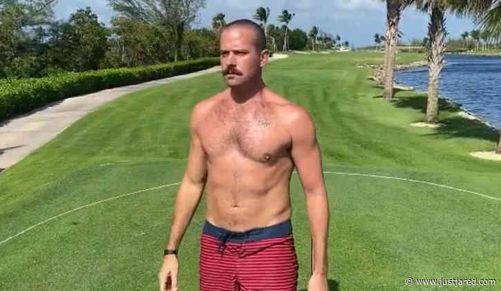 Armie Hammer Goes Shirtless at the Golf Course While the 'World is Ending'