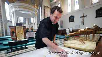 Coronavirus: Catholic parishioners blessed with holy water on Belfast doorsteps