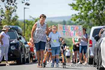 Captain Tobias, nine, completes 'ginormous' marathon challenge - St Helens Star