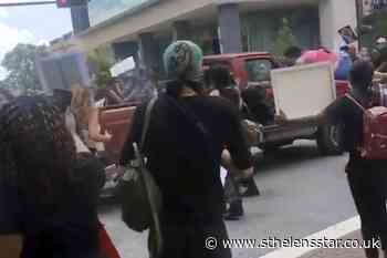 Truck drives through George Floyd protesters in Florida - St Helens Star