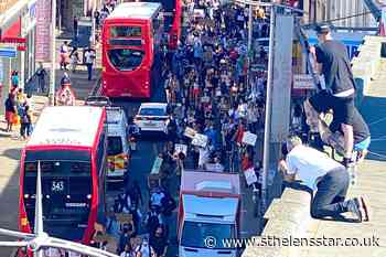 Protesters gather in Peckham after George Floyd killing in US - St Helens Star
