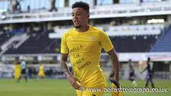 Jadon Sancho reveals George Floyd protest on way to first ever hat-trick