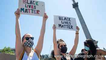 Thousands march across London protesting against George Floyd death
