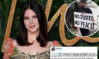 Lana Del Rey is slammed for sharing footage of protesters in Los Angeles
