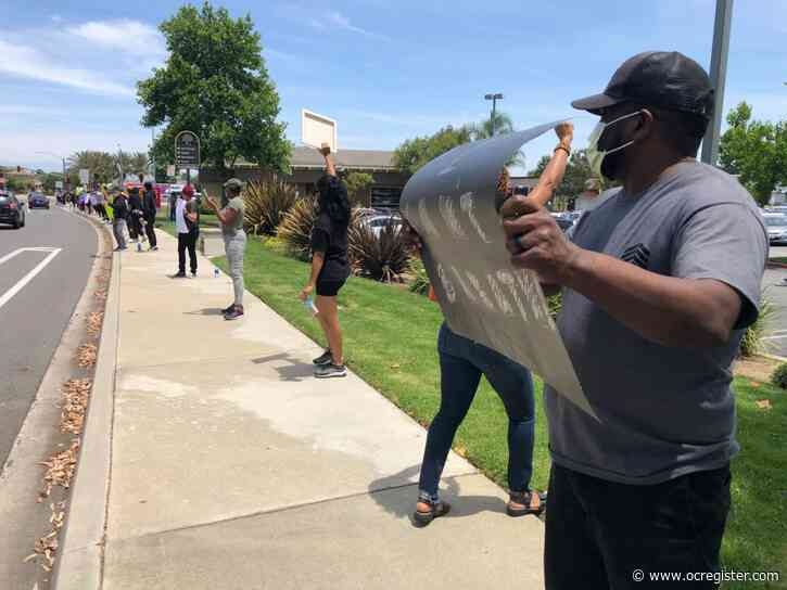 Hundreds protest death of George Floyd in Chino Hills