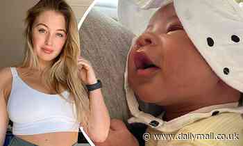 Iskra Lawrence vows to protect daughter from racial abuse as she condemns killing of George Floyd  