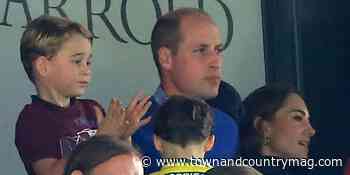 Prince William Had to Rein in Prince George's Cheering at His First Professional Soccer Game - TownandCountrymag.com
