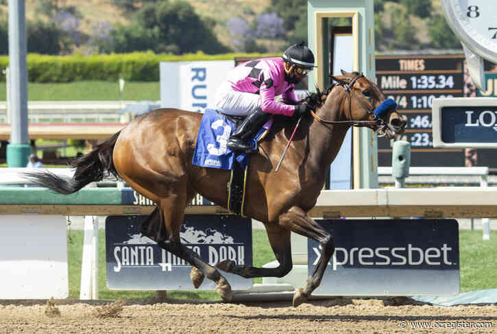 Bob Baffert’s Fighting Mad wins easily in Santa Maria Stakes at Santa Anita