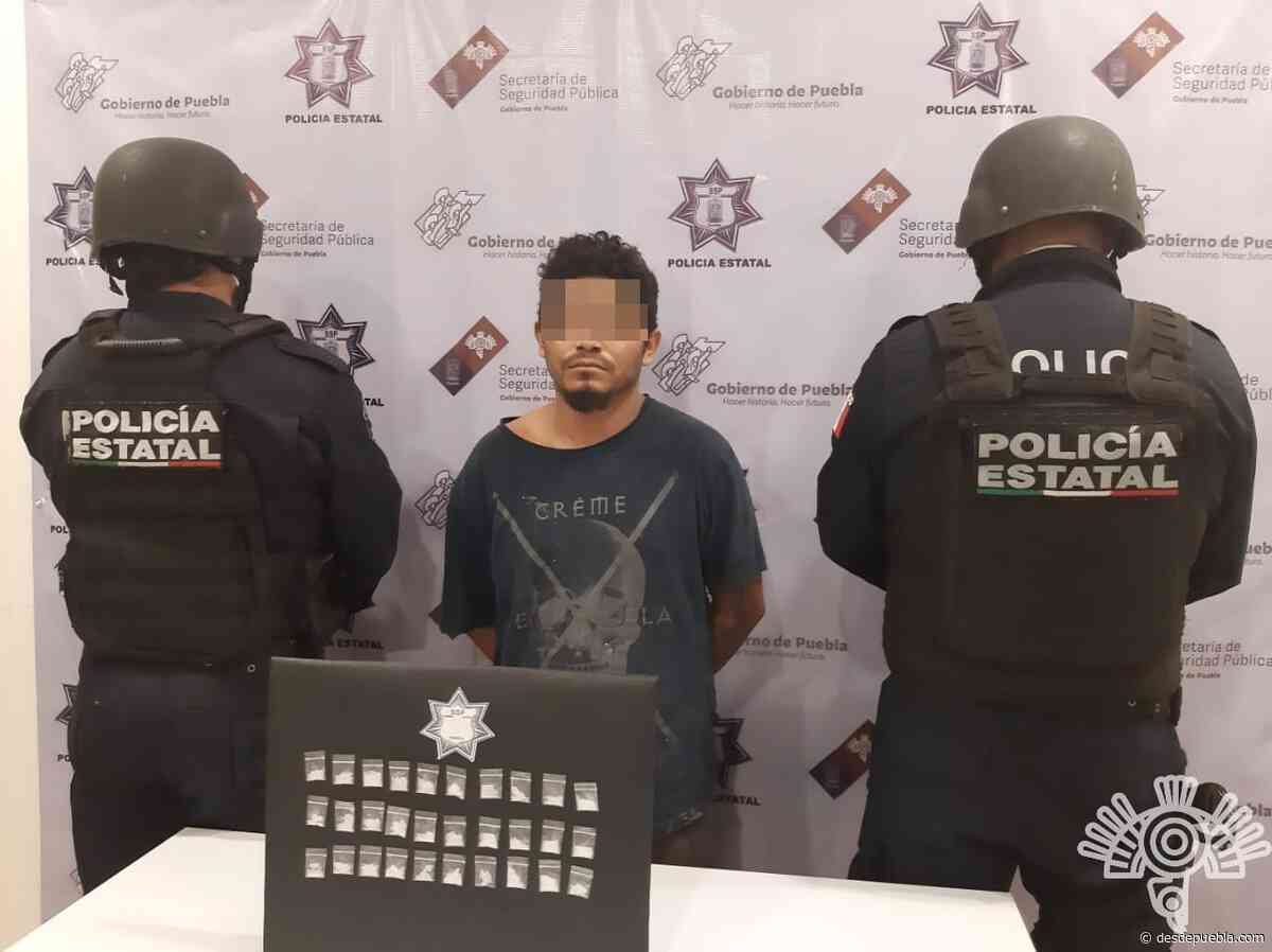 Narcomenudista de Zinacatepec fue detenido por la SSP - DesdePuebla
